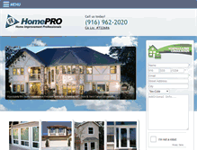 Tablet Screenshot of homepro.net